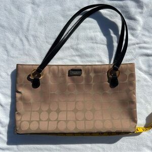 Kate Spade Beige and Black Shoulder Bag
